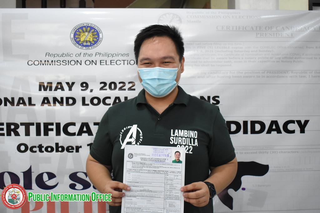 Aldrin Soriano, naghain ng kandidatura sa pagka-konsehal sa&nbsp;Mangaldan