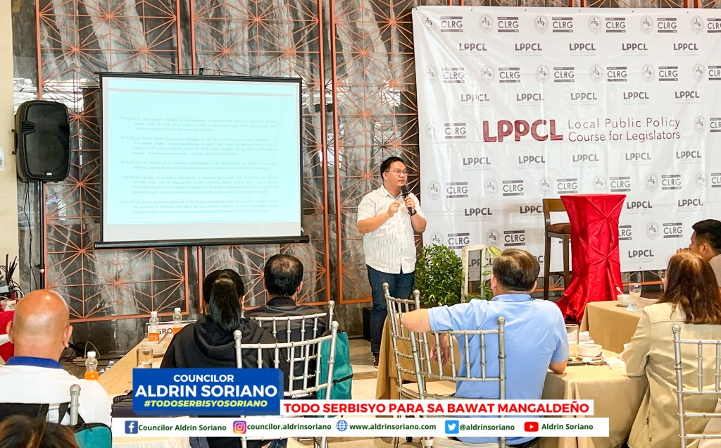 Konsi Aldrin Soriano, nagprisenta ng proyekto sa&nbsp;LPPCL