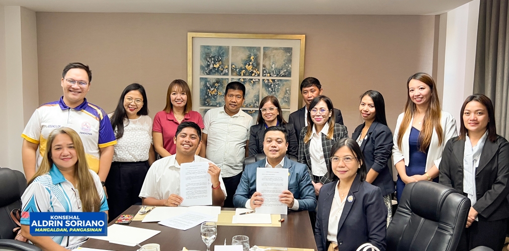 MOA Signing ng PCL Pangasinan Chapter at PSU, dinaluhan ni Konsi Aldrin Soriano