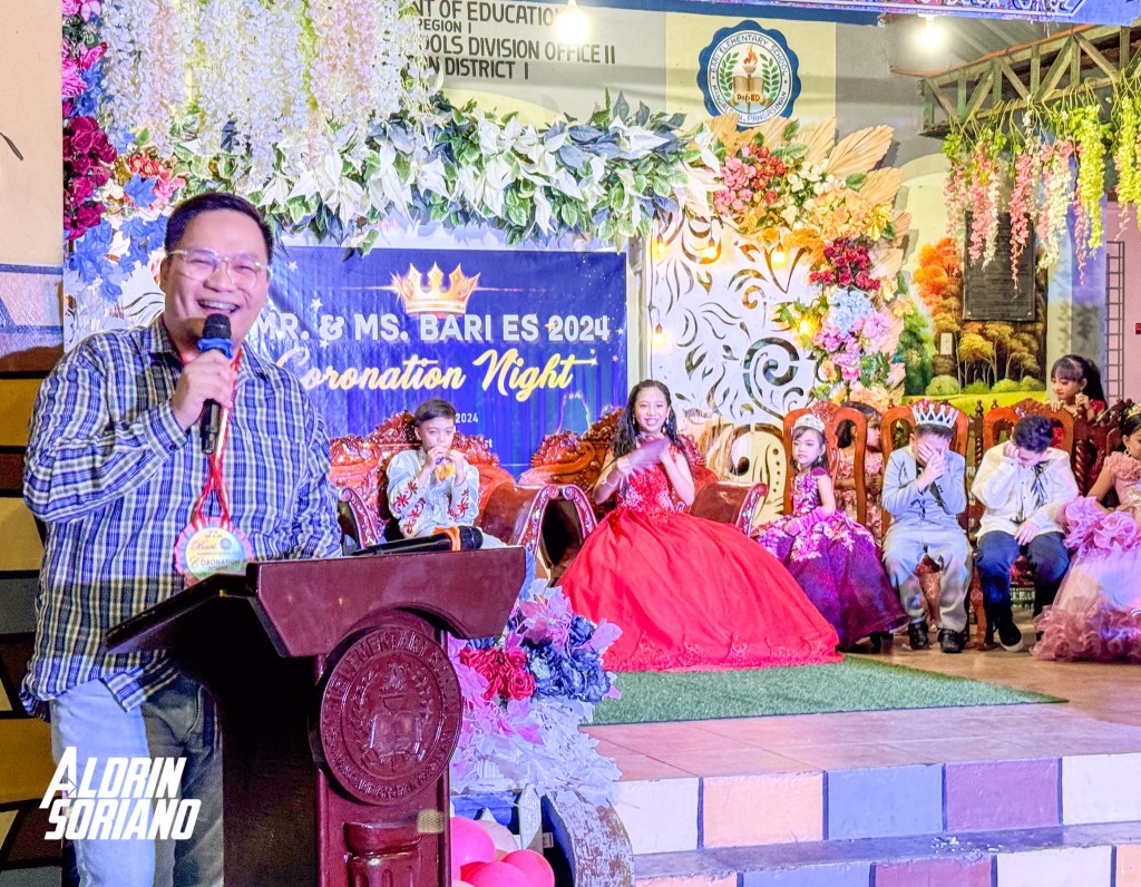 Mr. and Ms. Bari Elementary School 2024 Coronation Ceremony, dinaluhan ni Konsi Aldrin&nbsp;Soriano