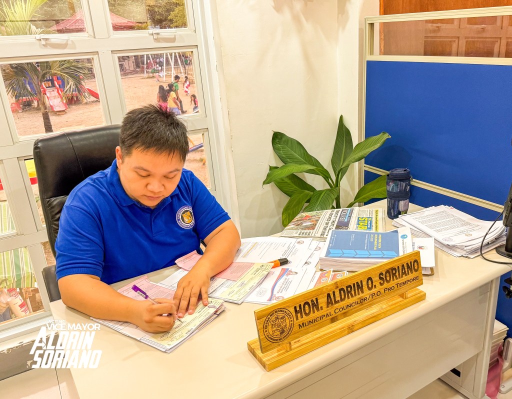 Trabaho bilang Actibg Vice Mayor bago magsimula anf Committee Hearing at Regular Session ng Sangguniang&nbsp;Bayan