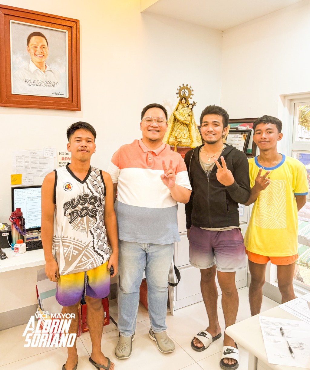 Ilang basketball all players ng Brgy. Talogtog, bumisita kay Acting Vice&nbsp;Mayor