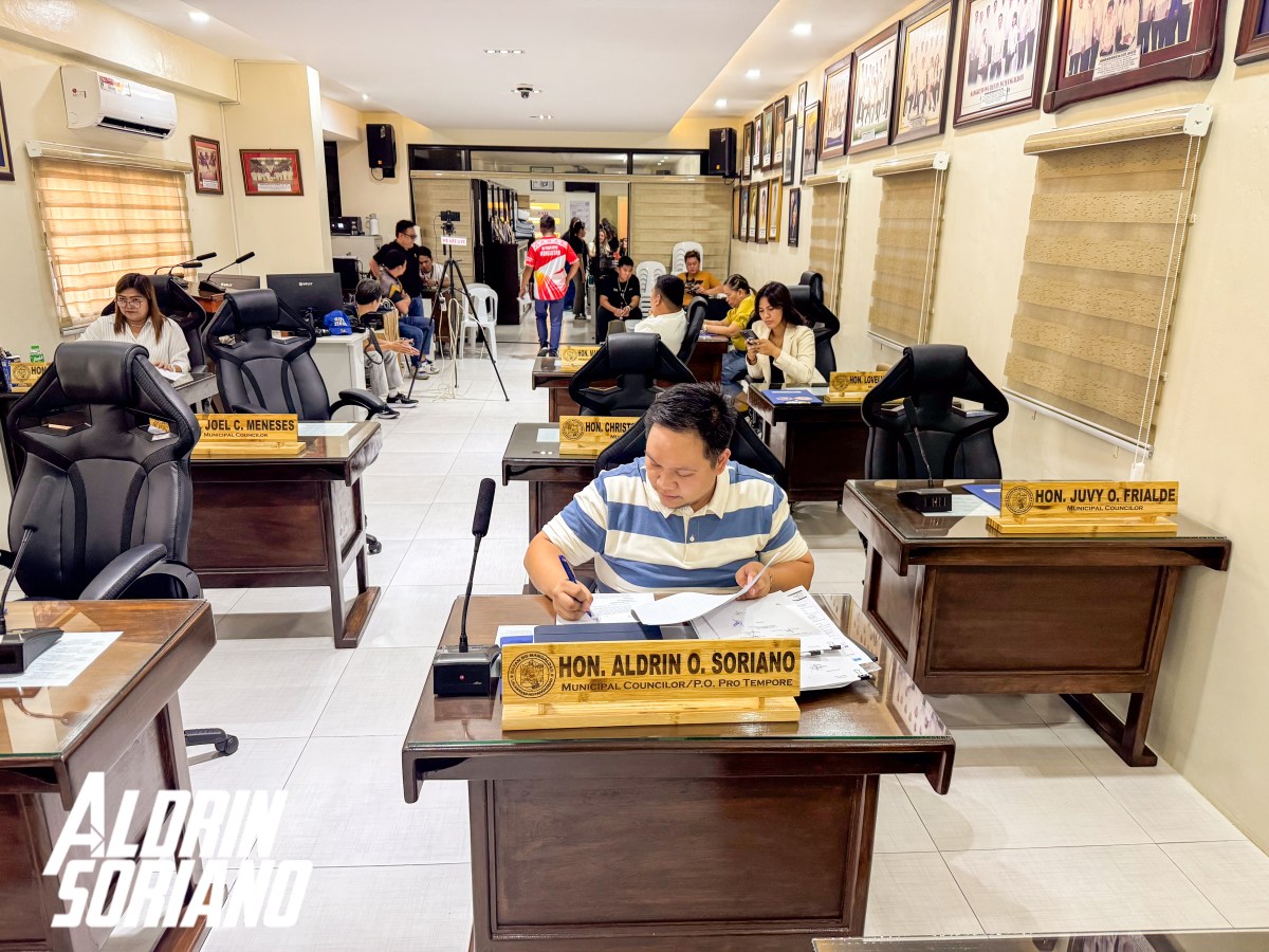 Regular Session ng 18th Council Sangguniang Bayan ng Mangaldan, dinaluhan ni Konsi Aldrin&nbsp;Soriano